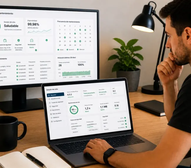 Mantenimiento web - ¿Qué necesita tu sitio y cada cuánto?