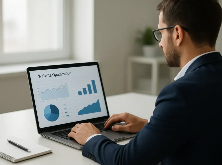 Análisis de rendimiento en una web bien optimizada