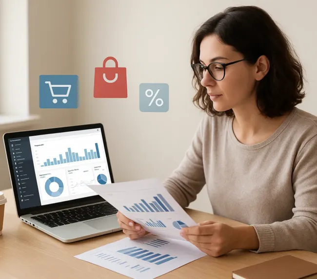 Vista de escritorio con panel de woocommerce visible al decidir elegir woocommerce para una tienda