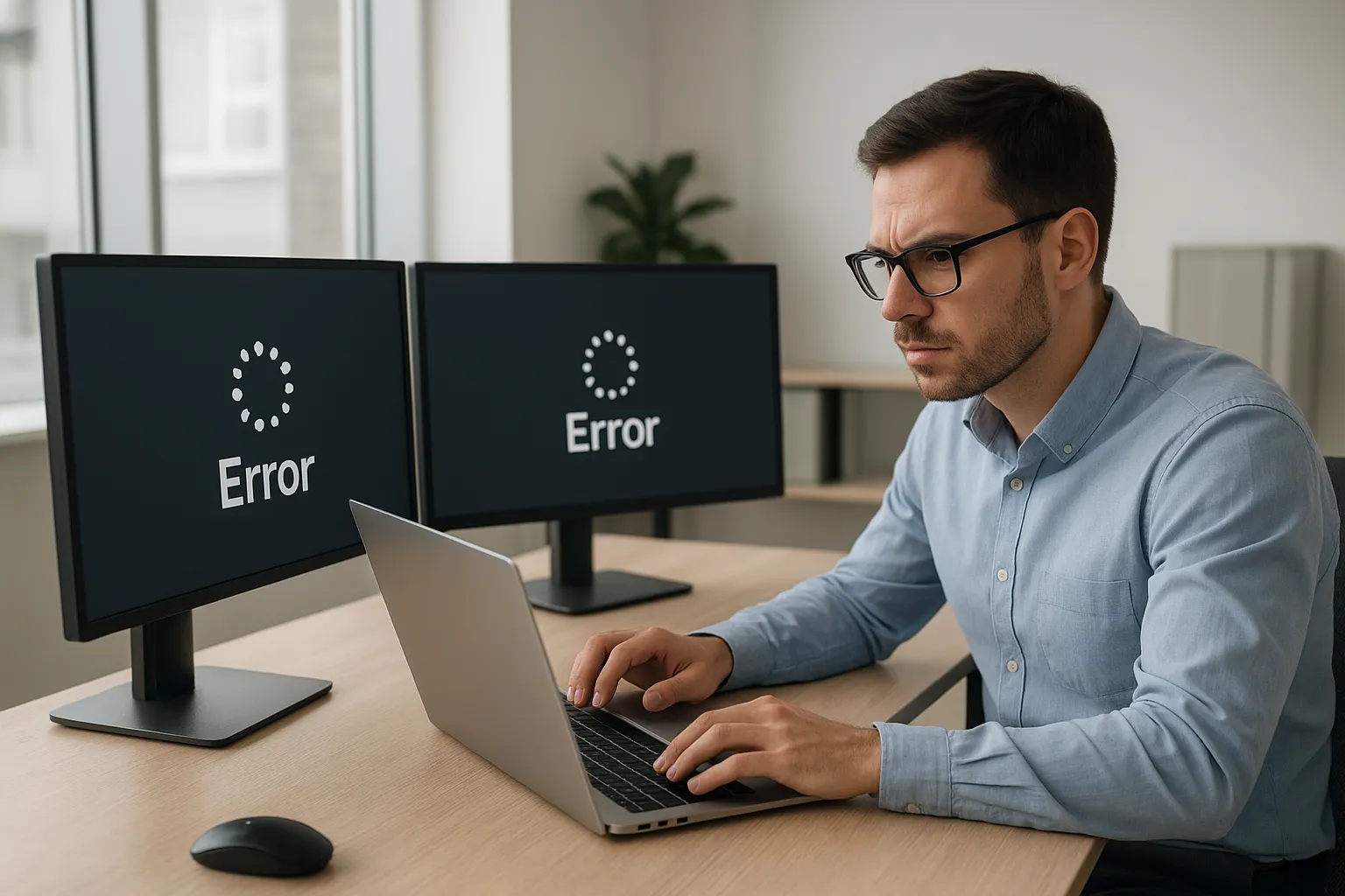 cliente revisando su web que no carga en Barcelona
