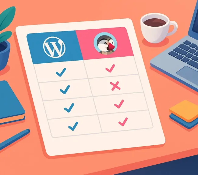 Comparación de plataformas WordPress y PrestaShop para tiendas online