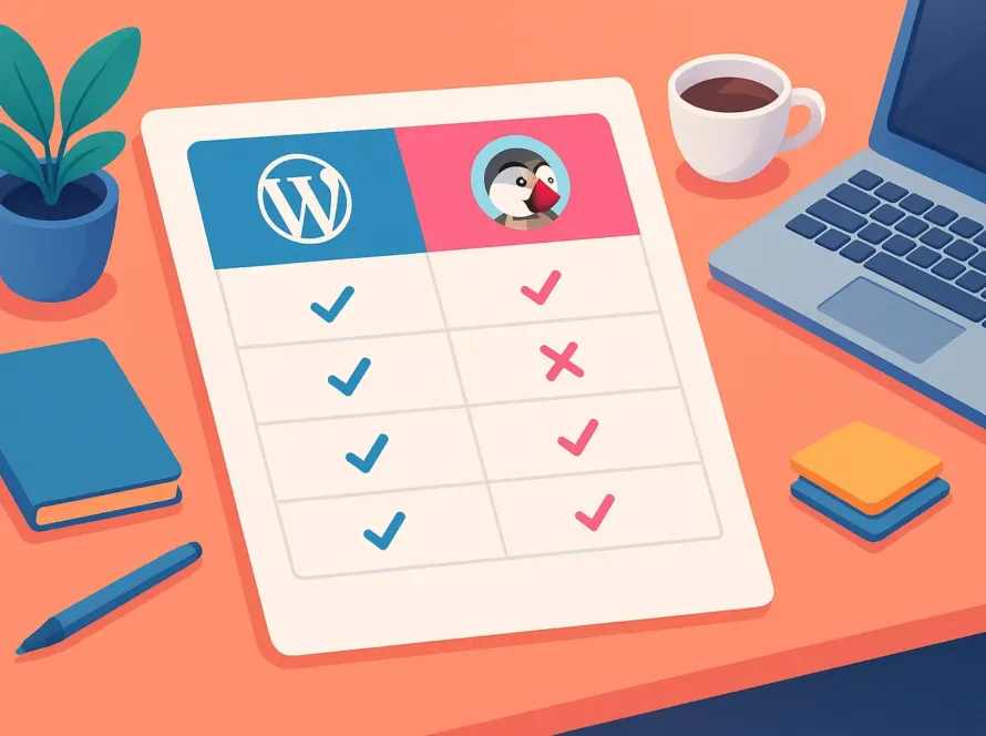 Comparación de plataformas WordPress y PrestaShop para tiendas online