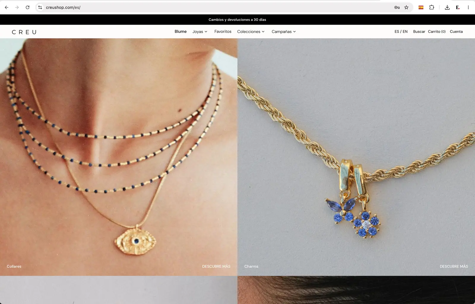 Diseño de tienda online PrestaShop para CREU