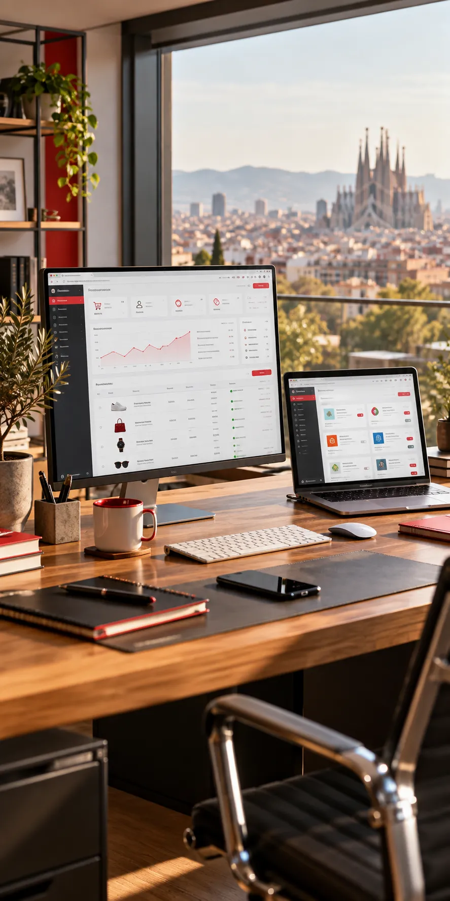 Espacio de trabajo para gestión y desarrollo de tiendas PrestaShop en Barcelona
